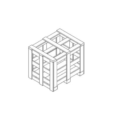 ARMAZÓN DE MADERA ABIERTO