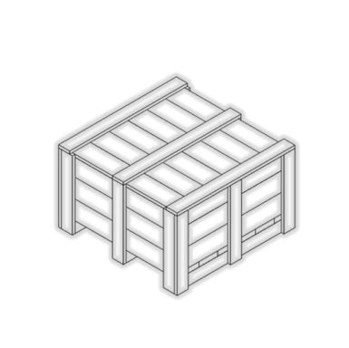 CAJA DE MAERA SOLIDA C ó S-TAPA